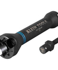 5-In-1 Impact Socket Kit Heavy-Duty With 3/4 Inch 1 Inch And 1-1/8 Inch Square Sockets, black with adapter and detent