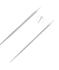 G23 Titanium Threadless Piercing Taper Kit For Nose Lip Monroe Ear Tragus Helix Stretching 14G 16G 18G With Straight 16G And 18G Tapers