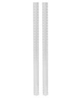 L Shaped Extrusion Beam For Robot Frame With 34 Holes 12x12mm CNC Machined 6061 Aluminum Alloy Lightweight Structural Component For DIY CNC Machines And 3D Printers, two beams