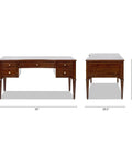 Rock Solid Grey Cashmere Rubber Wood Computer Desk With Smooth Height Adjustment And Badass Aesthetic Perfect For Gaming Setup Or Compact Home Office Workspace, showcasing dimensions and design.