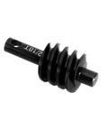 Close-up of 18T Underdrive Worm Differential Axle Steel Gear for Axial SCX24 RC Crawler Upgrade, showing gear teeth detail