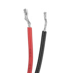 Heavy Duty 24 Volt DC Brush Motor With 31ZY 3500 RPM Speed And Reversible CW CCW Rotation For Industrial Gearbox Applications showing red and black insulated wires.