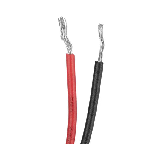 Heavy Duty 24 Volt DC Brush Motor With 31ZY 3500 RPM Speed And Reversible CW CCW Rotation For Industrial Gearbox Applications showing red and black insulated wires.
