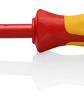 Pro-Grade 7-Piece 1000V Insulated Pliers, Cutters, and Screwdriver Tool Set for Electricians with VDE-tested two-color handle screwdriver