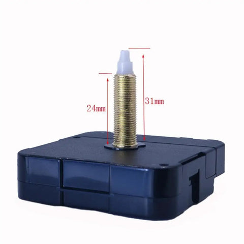 Replacement Jump Second Clock Movement HR1688-31 showing 31mm shaft and 24mm thread height