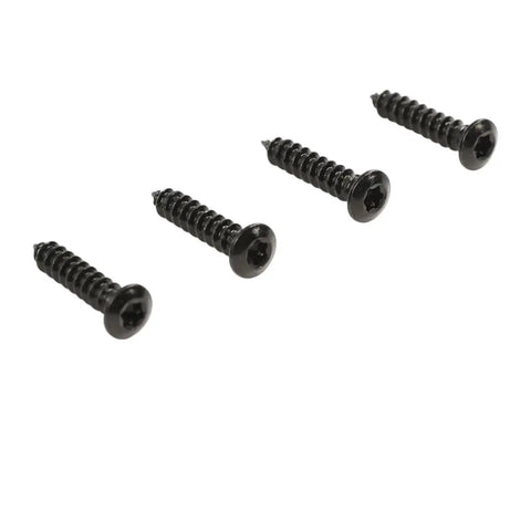 Beefy Tail Light Lens Upper Screw Kit For 2005 To 2013 Corvette C6, black metal 4-piece screws