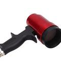High Volume 6000L Per Minute Industrial Heat Gun For Shrink Wrapping Tubing, view of red aluminum body and black ergonomic handle.