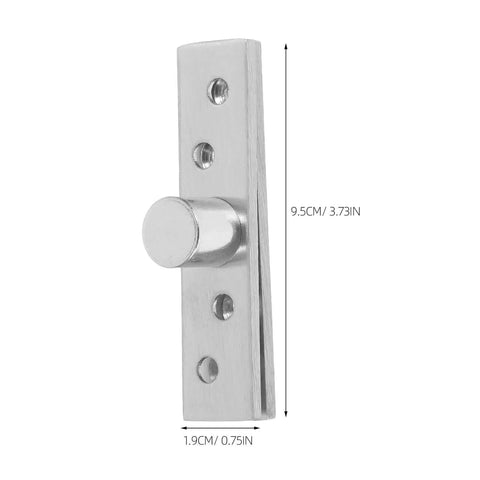 2 Pack Stainless Steel Hidden Pivot Hinges With 360 Degree Rotation For Hidden Doors And Cabinets Heavy Duty Center Shaft