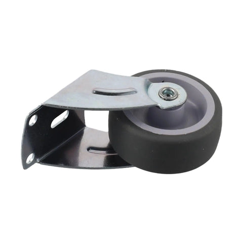 Heavy Duty Adjustable Door Bottom Support Wheel Stops Cabinet Sagging Rolls Smooth As Butter Steel And Rubber Anti Sag Pulley close-up view