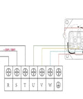 Wiring diagram for Top Shelf Air Cooled CNC Spindle Motor 7.5KW ER32 Collet 18000RPM 220V High Speed Router Mill Upgrade.