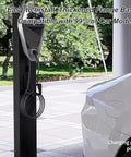 Heavy Duty Outdoor EV Charger Pedestal Built Tough For Your Ride Freestanding Charging Station with thickened flange base