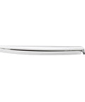 Side view of Open Front Plastic Elongated Toilet Seat For Commercial Restrooms With Heavy Duty Industrial Grade And Lid