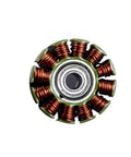 Top view of a Four Pack 2207 Brushless Drone Motors KV 1800 For 6S KV 2450 And 2750 For 4S FPV Quadcopters showcasing copper coils.