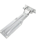 Beefed Up Heavy Duty Iron Trailer Door Hinge With Anticorrosion Finish High Strength Cargo Box Hinge For Utility Trailers Perfect For Freezer And Cold Transport Cold Chain Ready Durable And Weatherproof, silver iron hinge
