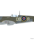 ProfiPACK Sweet 1 To 48 Spitfire Mk IXe Model Kit With Pre Painted Masks Photo Etch Decals And Plastic Components For RAF And Czechoslovak Air Force Markings For Display side view