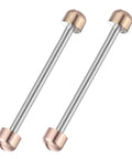 2 Piece 0.90 Inch Screw In Watch Strap Link Rods Repair Tools For Pro Watchmakers With Stable Performance Durable Metal Tube Rods Kit
