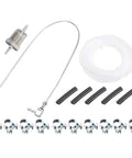 High Performance Inline Fuel Filter Hose Clip Pipe Line Kit Fit For Webasto Eberspacher Diesel Heater Auto Parts Perfect Replacement Upgrade Your Ride With This Durable And Long Lasting Gear Today, clear fuel hose kit with filter, tubing and clamps