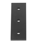Two Pack Aluminum Alloy Joint Plate With Three Holes Mending Flat Bracket For Furniture Frames Tables Beds Chairs And Shelves Rustproof Easy Install And Sturdy Straight Brace 40x40, single plate close-up