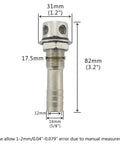 316 Stainless Steel Gas Tank Vent Cowl With Mounting Gasket And Hardware For Marine Boats And Yachts, vent measurements
