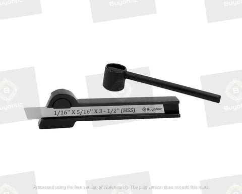 Top Shelf Straight Shank Lathe Parting Tool Holder With Tough HSS Steel Blade Delivers Sweet Precision Cuts And Clean Grooving For Heavy Duty Machine Shop Projects That Mean Business