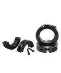 4 Pack Shaft Collar Three Quarter Inch Bore Made From 1045 Steel Double Split Clamp On Design with M4 Set Screws visible