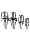 Premium Heavy Duty Cnc Collet Chuck Fixture Compatible With Bt40 And Bt50 Spindles for precision milling, stainless steel construction.