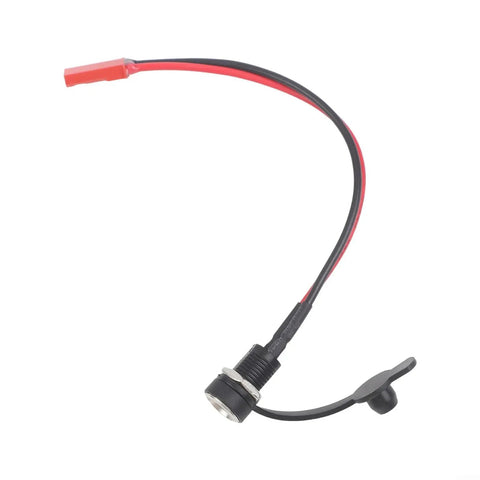 Electric Scooter Charging Port For KuKirin G3 G4 DC 5.5x2.1mm Connector Socket High Purity Copper Core Replacement Part In Red And Black