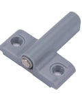 Gray ABS silent cabinet catch for handle-free doors, part of the Ten Pack Silent Push Open Cabinet Door Catches.