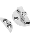 Stainless Steel 316 Round 45mm Boat Door Cabinet Hatch Turn Button Twist Catch Latch Marine Hardware Accessories Two Pack
