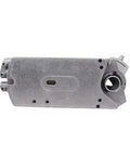 Rock Solid Rotary Air Damper Actuator Delivering Smooth Three Position Switching And Totally No Sweat Install For Heavy Duty HVAC Ventilation Controllers Running AC 24V Or 230V, shown from the side with connectors.