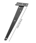 Two Pack Zinc Alloy Hinges For Cabinets And Jewelry Boxes, Retro Iron Hardware, 10 Inch with screw holes