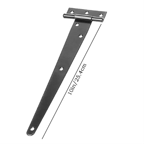 Two Pack Zinc Alloy Hinges For Cabinets And Jewelry Boxes, Retro Iron Hardware, 10 Inch with screw holes