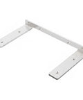 Hidden Stainless Steel Floating Shelf Bracket For Wall Mount Desks And Shelves Heavy Duty One Piece Invisible Support Hardware 11.4x5.9x1.9"