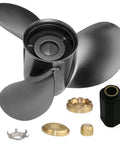 Mercury Outboard Propeller Replacement For 40 To 140 HP Boats With Hub Kits Included, 15 Spline, Right Hand Rotation, durable aluminum