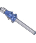 Rock The Shop With This Durable 1/4 Shank Woodworking Router Bit, blue carbide tip for cutting MDF and wood accurately.
