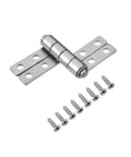 Friction Hinge With Torque Type Action For Left Mount Cabinets And Panels 48.8 Mm Iron Nickel Plated 8 Hole Mount with screws