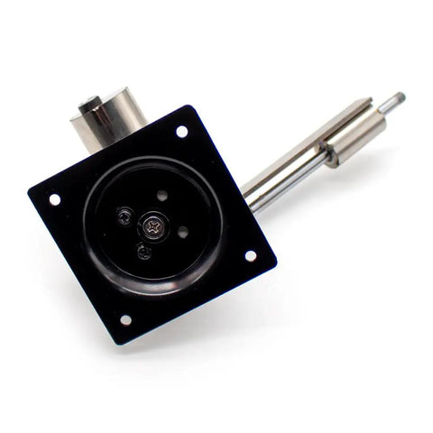 No Sweat 12V Mini Telescopic Linear Actuator With 39Mm Stroke And Adjustable Speed Drive fitted with black aluminum connector.