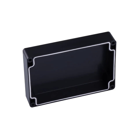 Rugged ABS Plastic Junction Box Enclosure For Electronics Projects 6.3 x 4.33 x 3.54 In Black Interior View