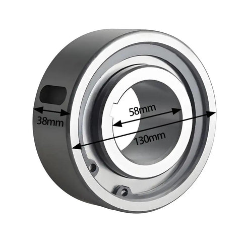 Premium German Engineering Meets Top Shelf Heavy Duty Overrunning Clutch One Way Bearing Wedge Type CK A58130, 130mm size.