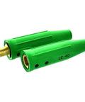 Green Welding Cable Holder Set with Cam Action Clips for Tight Secure Cable Management in Auto Shops and DIY Weld Stations