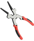 Workhorse Eight Inch MIG Welding Pliers with Insulated Handles for welding and wire cutting, splatter removal tool.