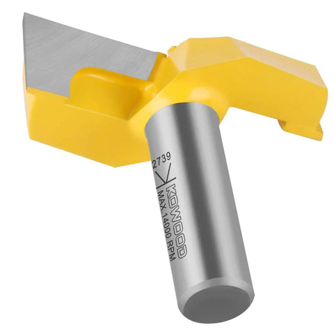 Heavy Duty Pro Grade One Half Inch Shank 2 Inch Diameter Bottom Cleaning Router Bit For Mortising And Spoil Board Surfacing