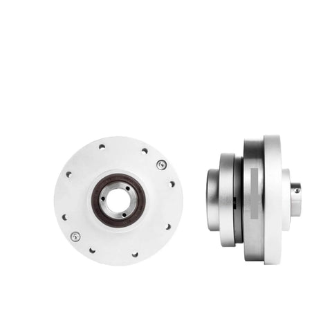 High Torque Strain Wave Gear HS14 II Harmonic Reducer SHF14 II for robot joints, front and side view, industrial automation component