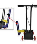 Heck Of A Multifunction Line Marking Machine That Renders Crisp Roads And Parking Lots With Zero Sweat Precision And Quick Width Tweaks For School Zones Or Garages, featuring precise width adjustment and smooth wheels.