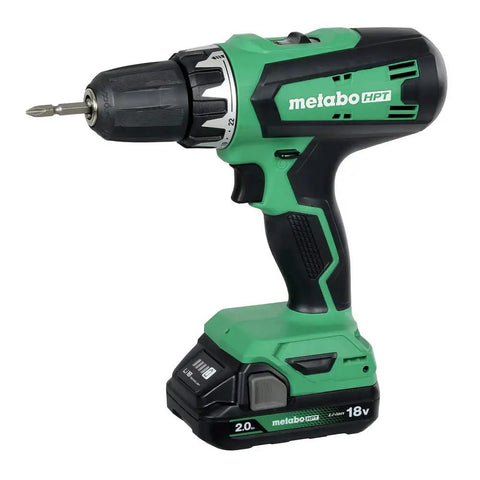 Go-To 18V Cordless Drill Driver Kit With 1/2-Inch Keyless Chuck, Compact Power Drill, 2.0Ah Lithium Battery, DS18DFX