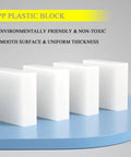 Battle Tested PP Reusable Support Pads For Machinery Leveling And Height Adjustment Ultra Thick 200 X 300 MM on blue surface.