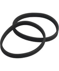 2 Pack Rubber Planer V-Drive Belt 1911B Double Cog, Reduces Clutch Heat For Electric Planers, Flywheel Replacement, Black