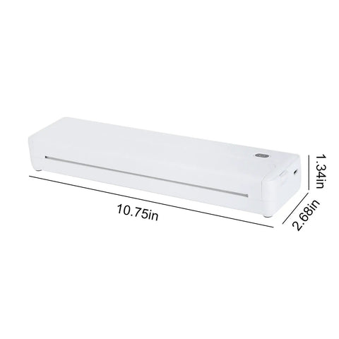 Slick Wireless Tattoo Transfer Stencil Printer For A4 Paper Mini Thermal Stencil dimensions 10.75in x 2.68in x 1.34in.