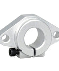 STK 40 mm Aluminum Alloy Bracket Guide Shaft Supports With Flanged Slit Strut Clamps And Tube Clamp Connectors for industrial setup