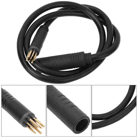 9 Pin E Bike Motor Extension Cable Waterproof Female To Male Wheel Wire 1.5x600mm Heavy Duty E Bike Cable Conversion Kit For Marine Boats Trucks RVs Outdoors